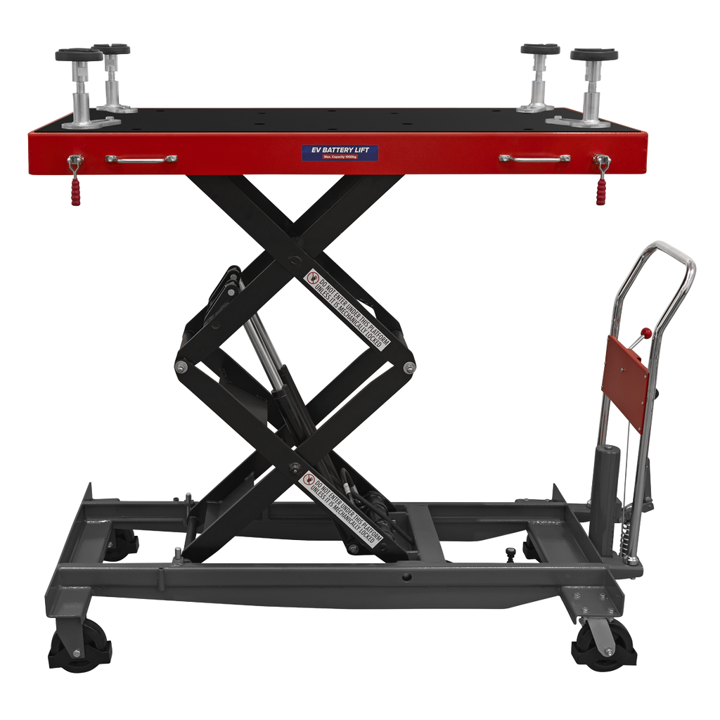 High Lift EV Battery Lift/Hydraulic Platform Truck 1000kg Capacity EVBT1000