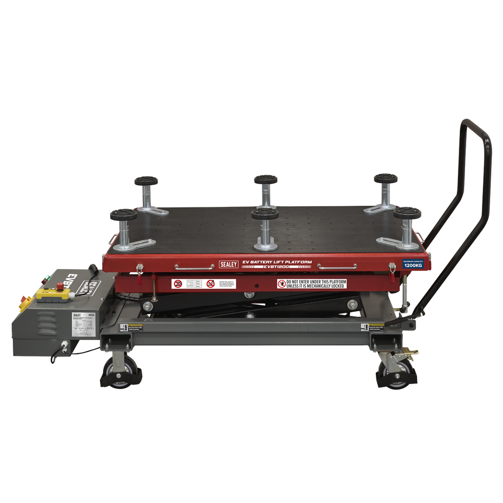 High Lift EV Battery Lift/Hydraulic Platform Truck 1200kg Capacity EVBT1200