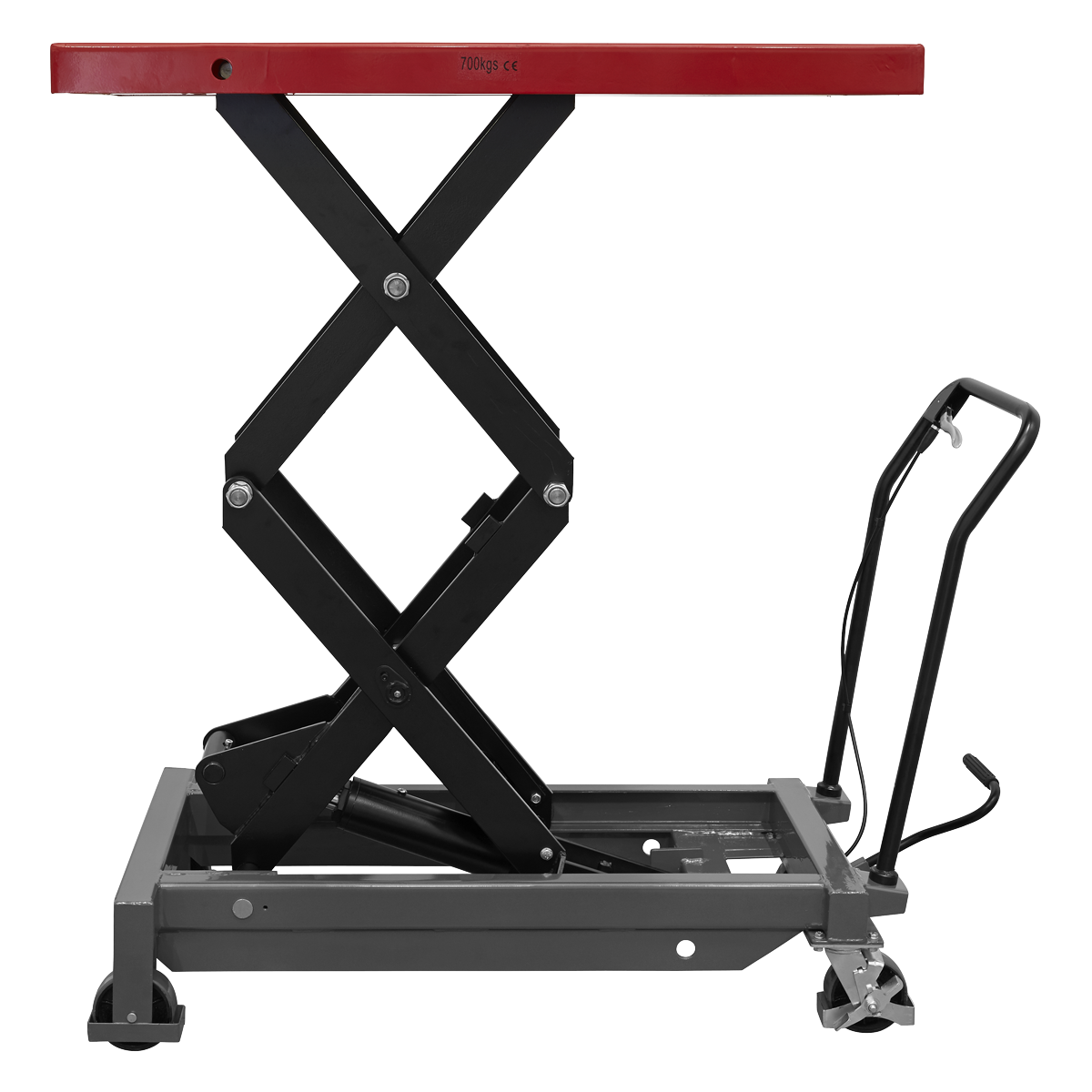 High Lift EV Battery Lift/Hydraulic Platform Truck 700kg Capacity EVBT700