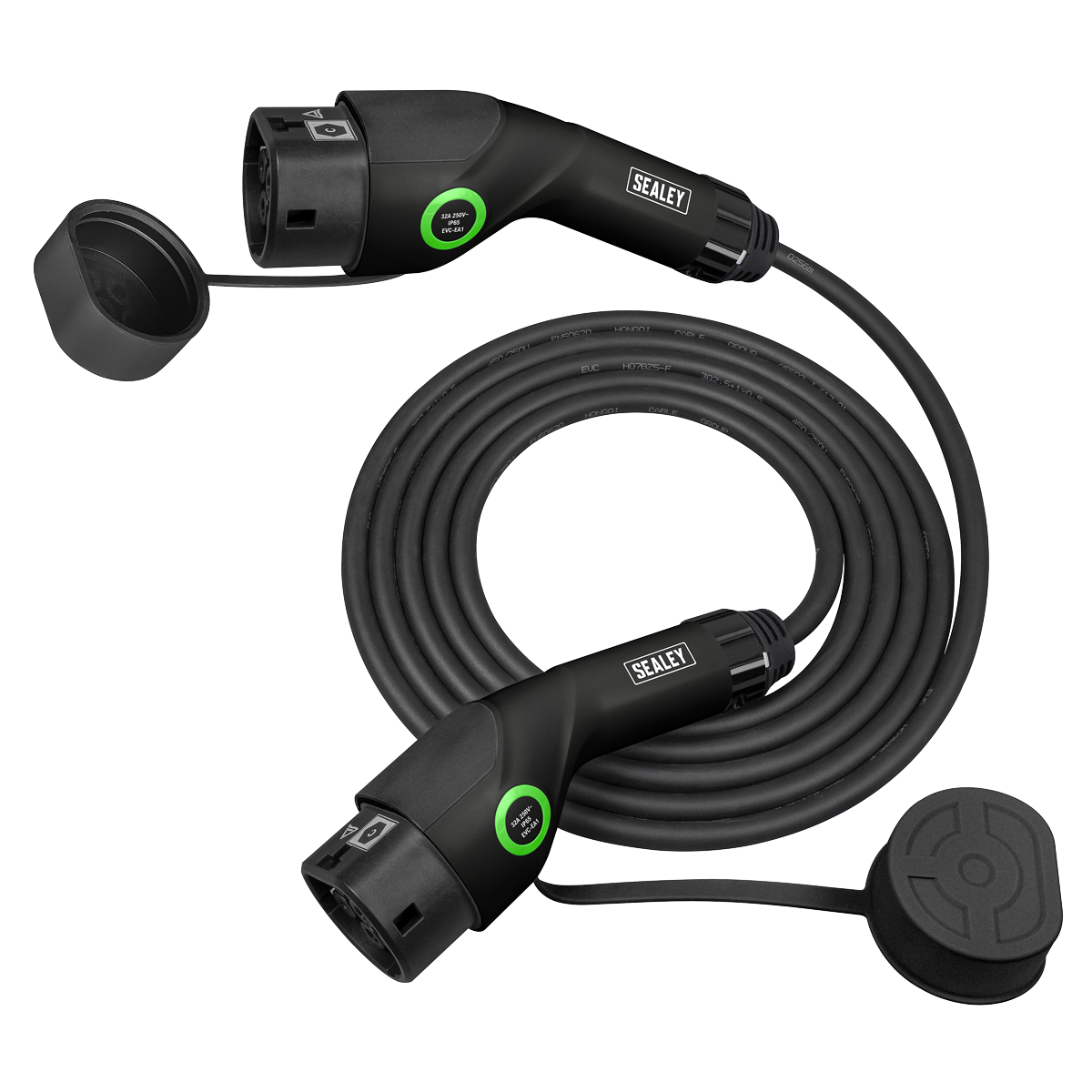 5m Type 2 to Type 2 EV Charging Cable 32A(7.4KW) 1Ph EVCC227KW