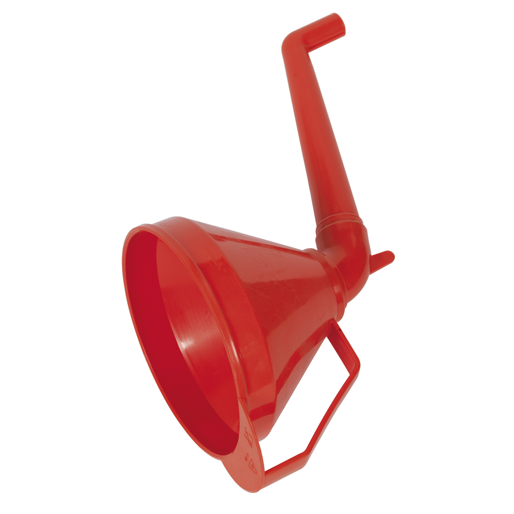 Fixed Offset Spout Funnel with Filter 160mm - Medium F16