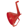 Fixed Offset Spout Funnel with Filter 160mm - Medium F16