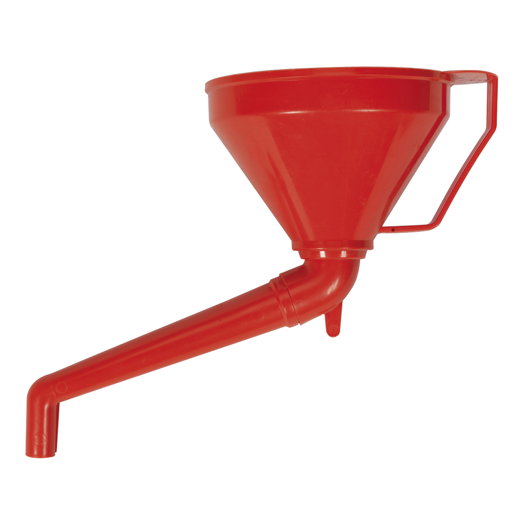 Fixed Offset Spout Funnel with Filter 160mm - Medium F16