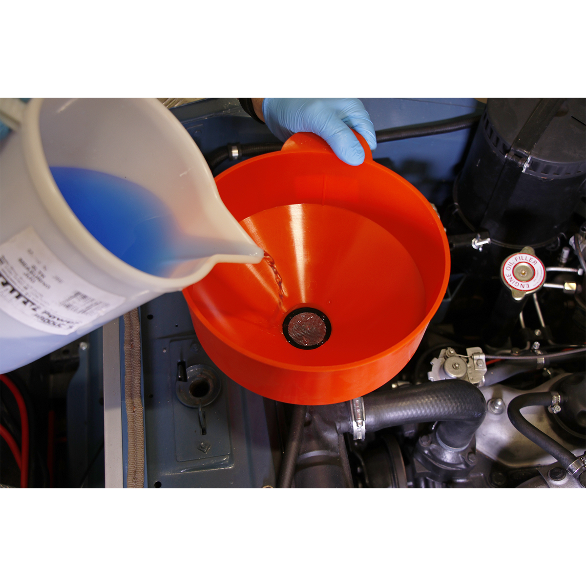 Fixed Spout Funnel with Filter 250mm - Large F3