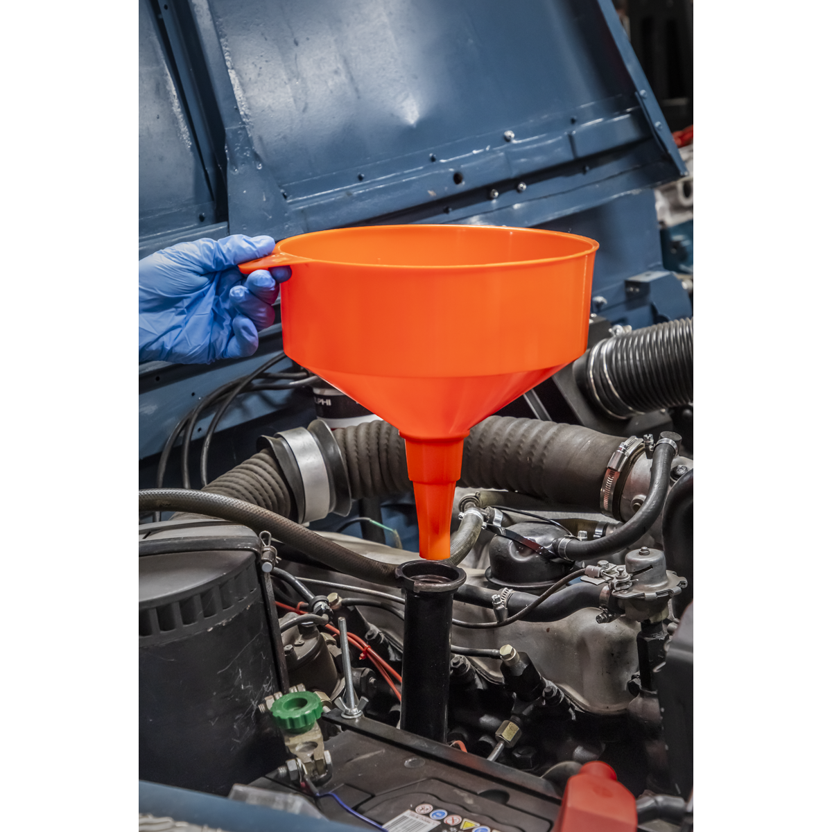 Fixed Spout Funnel with Filter 250mm - Large F3