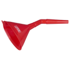 Angled Spout Oval Funnel with Filter 200mm - Medium F7