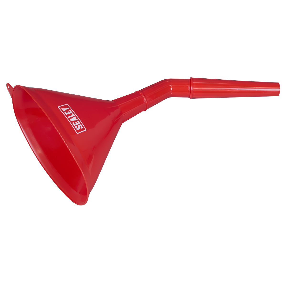 Angled Spout Oval Funnel with Filter 200mm - Medium F7