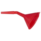 Angled Spout Oval Funnel with Filter 200mm - Medium F7