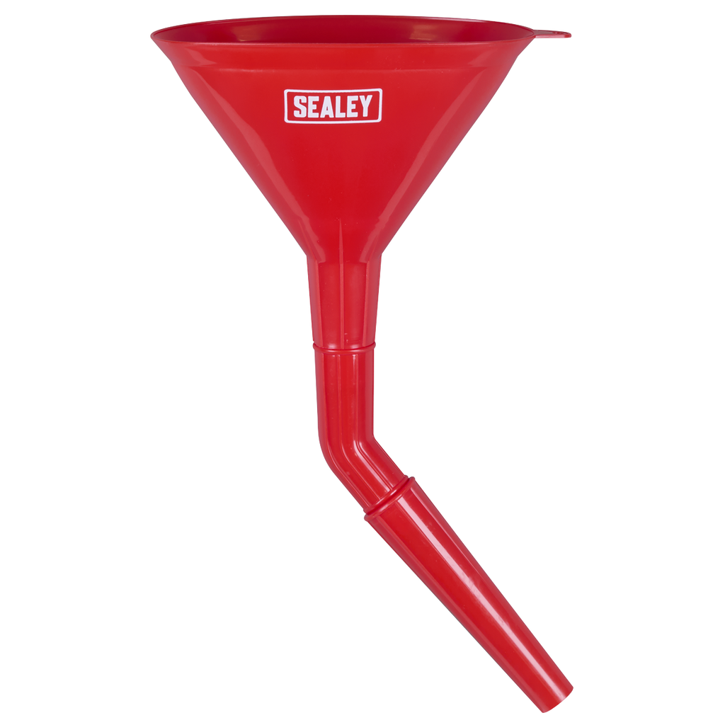 Angled Spout Oval Funnel with Filter 200mm - Medium F7
