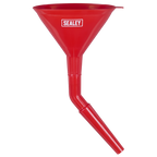 Angled Spout Oval Funnel with Filter 200mm - Medium F7