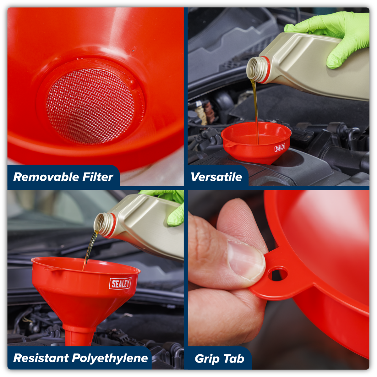 Fixed Spout Funnel Set 3pc F98