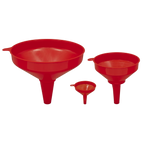 Fixed Spout Funnel Set 3pc F98
