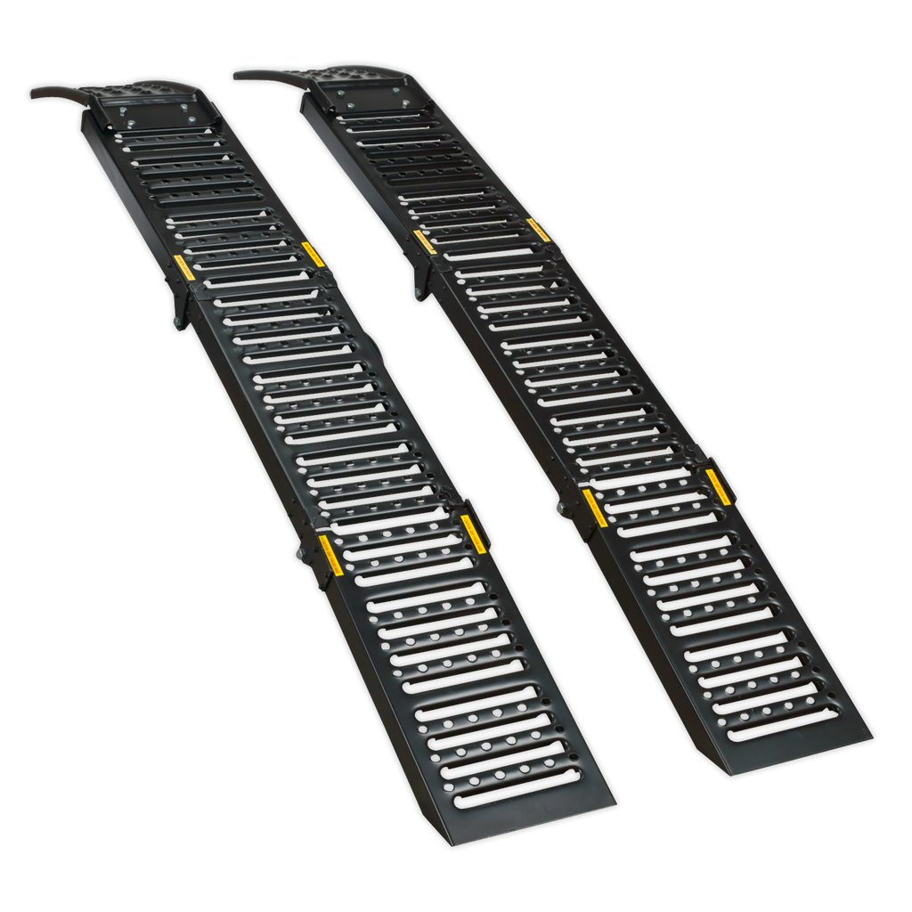 Steel Folding Loading Ramps 500kg Capacity - Pair FCR500