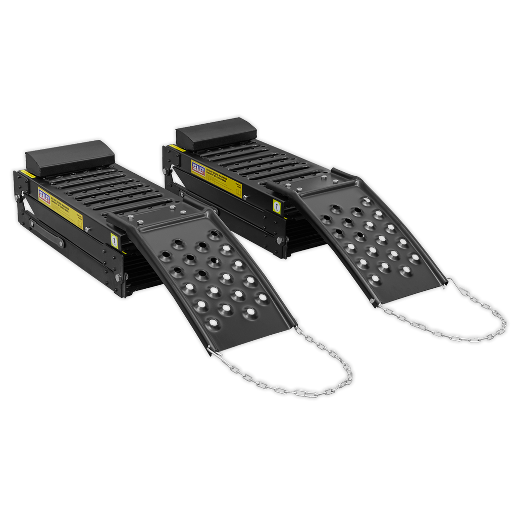 Steel Folding Loading Ramps 500kg Capacity - Pair FCR500