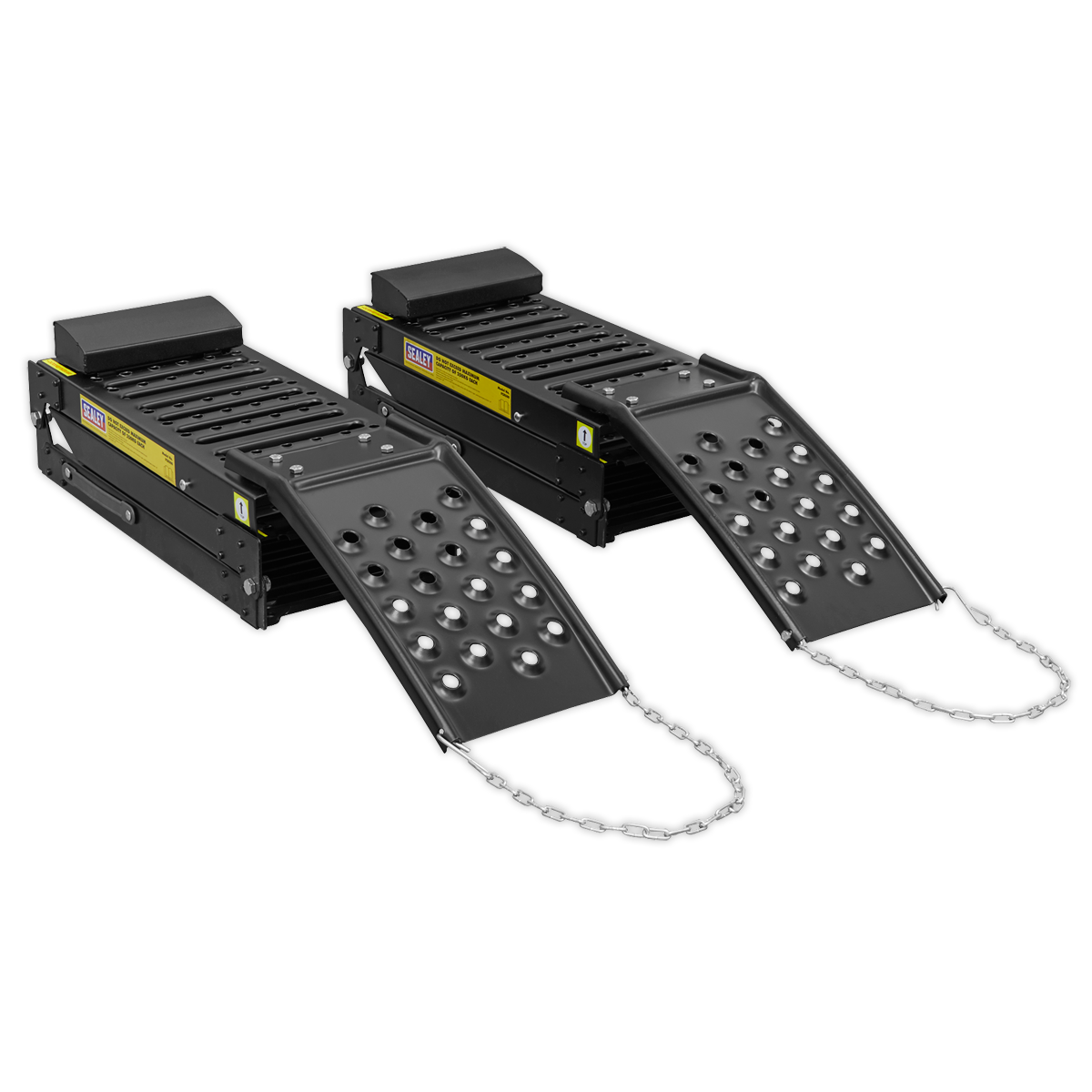 Steel Folding Loading Ramps 500kg Capacity - Pair FCR500