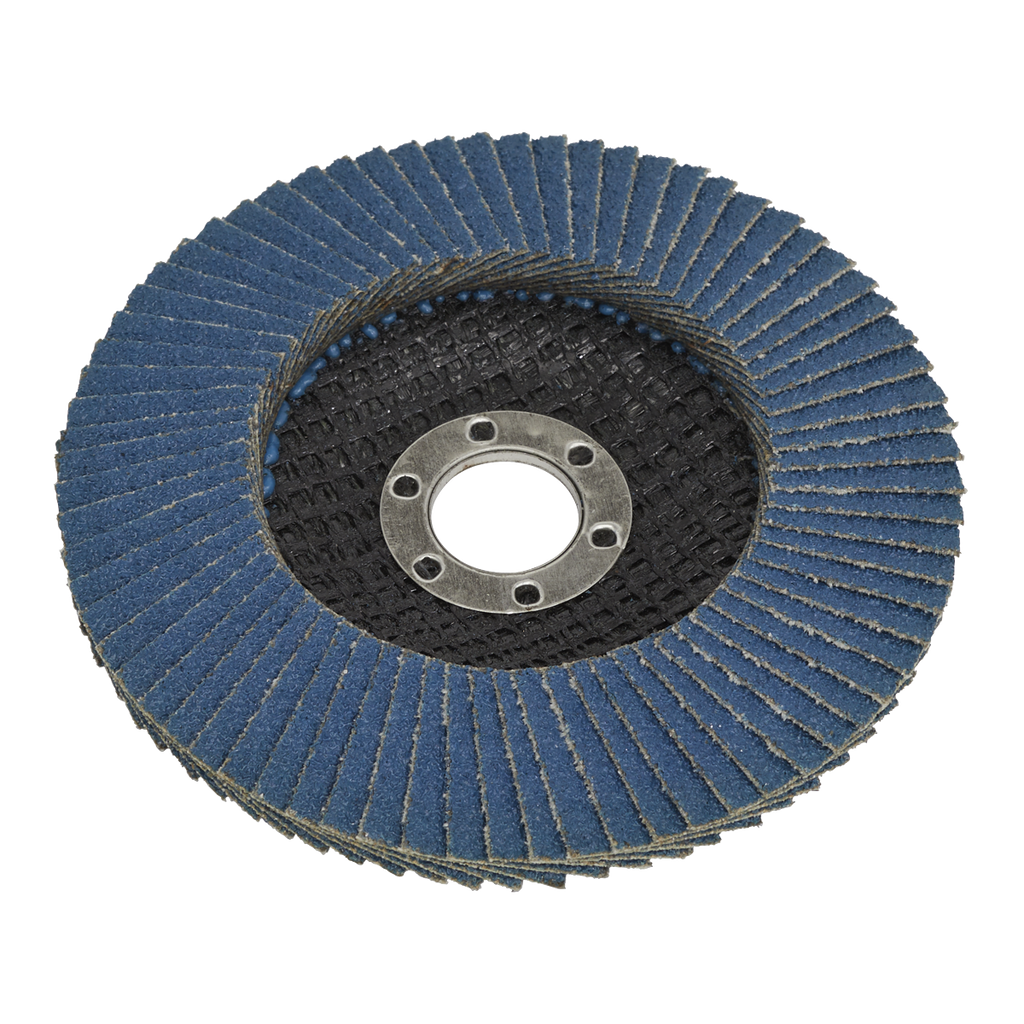 100mm Zirconium Flap Disc 40Grit 16mm Bore FD10040