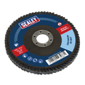 100mm Zirconium Flap Disc 60Grit 16mm Bore FD10060