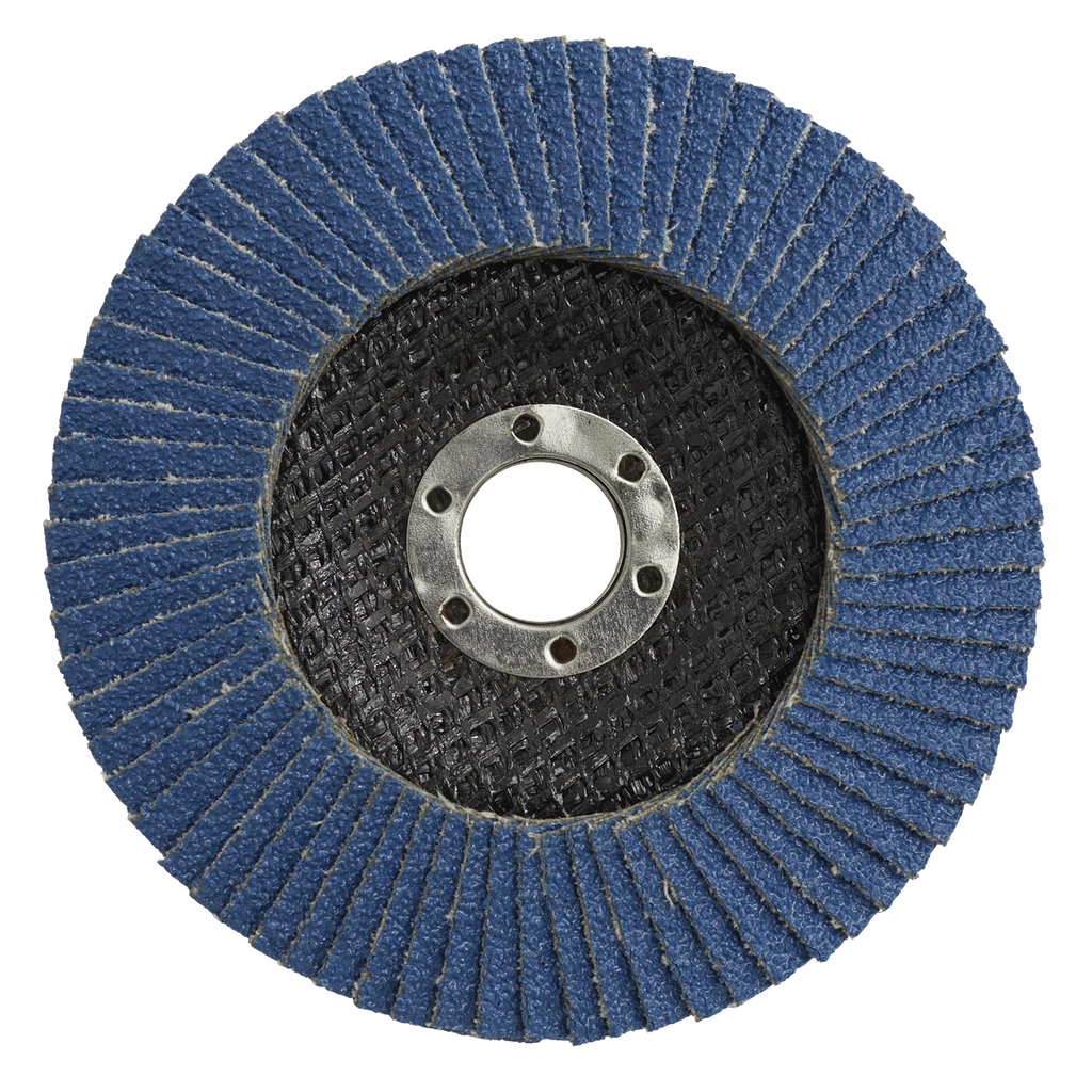 100mm Zirconium Flap Disc 60Grit 16mm Bore FD10060