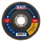 115mm Aluminium Oxide Flap Disc 120Grit 22mm Bore FD115120E