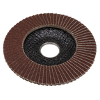 115mm Aluminium Oxide Flap Discs 40Grit 22mm Bore - Pack of 10 FD11540E10