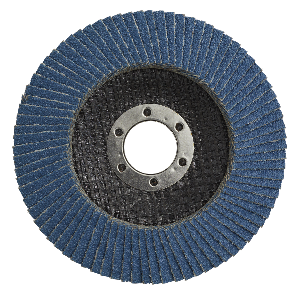 115mm Zirconium Flap Disc 40Grit 22mm Bore FD11540