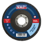 115mm Zirconium Flap Discs 60Grit 22mm Bore - Pack of 10 FD1156010
