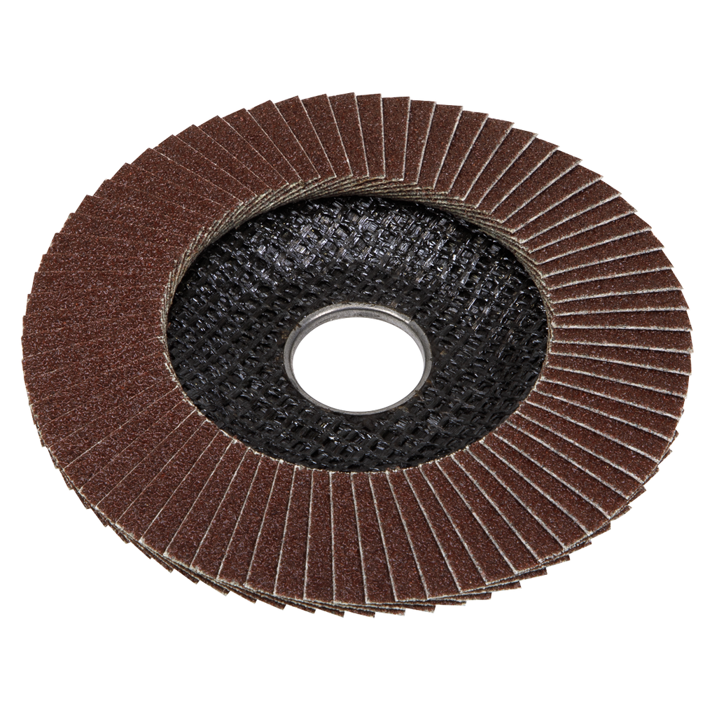 115mm Aluminium Oxide Flap Disc 60Grit 22mm Bore FD11560E
