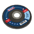 115mm Zirconium Flap Disc 60Grit 22mm Bore FD11560