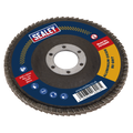 115mm Aluminium Oxide Flap Disc 80Grit 22mm Bore FD11580E