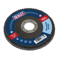 115mm Zirconium Flap Disc 80Grit 22mm Bore FD11580