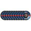 115mm Zirconium Flap Discs Assorted Grit 22mm Bore - Pack of 10 FD115MIX