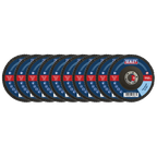 115mm Zirconium Flap Discs Assorted Grit 22mm Bore - Pack of 10 FD115MIX