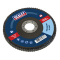 125mm Zirconium Flap Disc 60Grit 22mm Bore FD12560