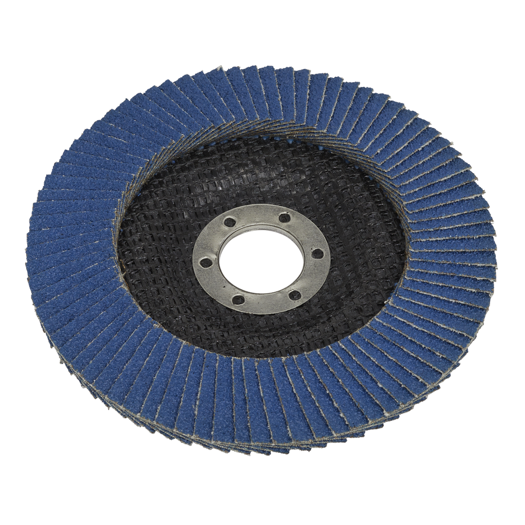 125mm Zirconium Flap Disc 60Grit 22mm Bore FD12560