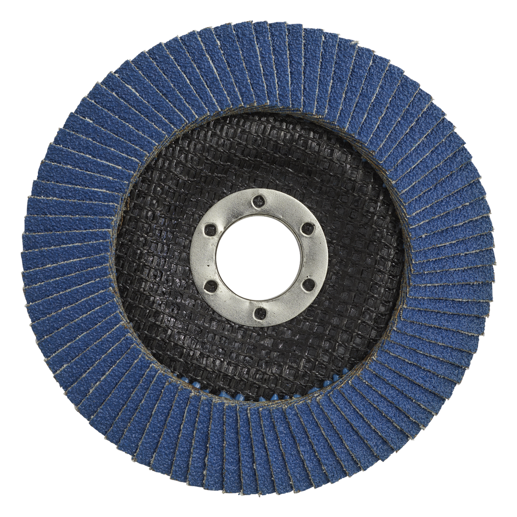 125mm Zirconium Flap Disc 60Grit 22mm Bore FD12560