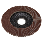 125mm Aluminium Oxide Flap Disc 80Grit 22mm Bore FD12580E