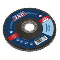 125mm Zirconium Flap Disc 80Grit 22mm Bore FD12580