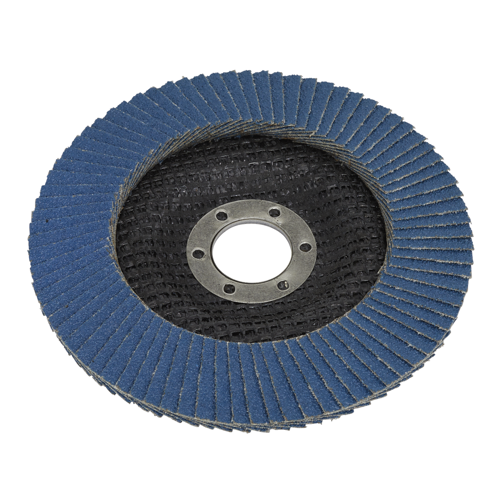 125mm Zirconium Flap Disc 80Grit 22mm Bore FD12580