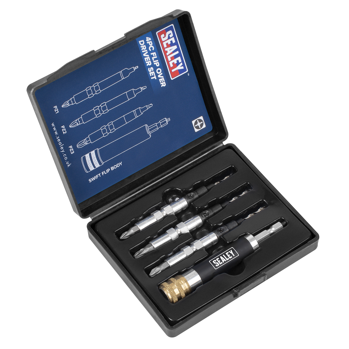 Flip-Over Drill/Driver Set 4pc FDS4