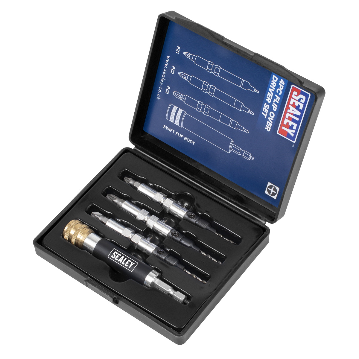 Flip-Over Drill/Driver Set 4pc FDS4