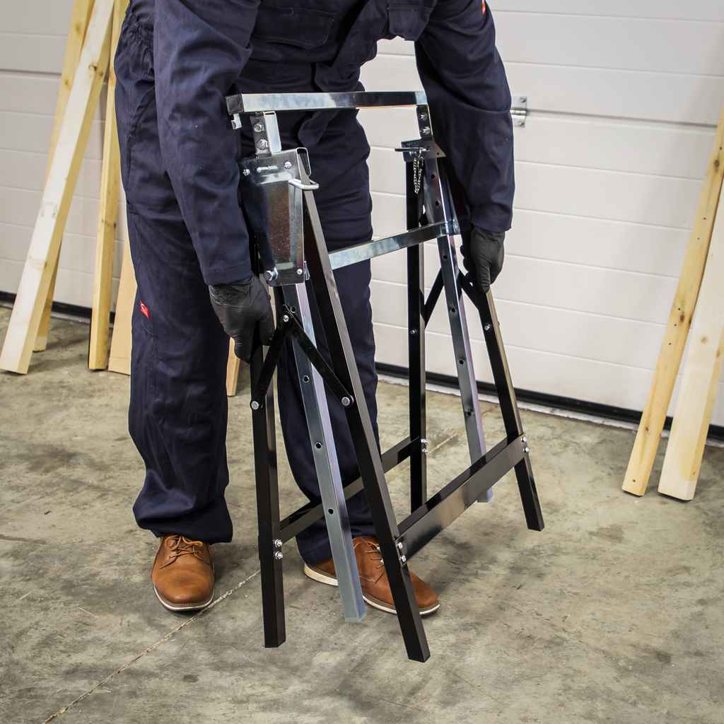 Fold Down Telescopic Trestle 200kg Capacity - Pair FDT32