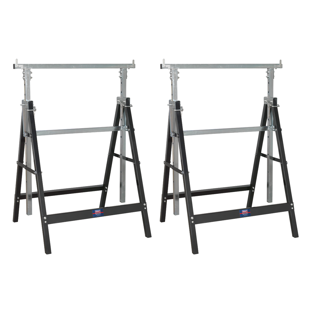 Fold Down Telescopic Trestle 200kg Capacity - Pair FDT32