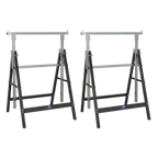 Fold Down Telescopic Trestle 200kg Capacity - Pair FDT32