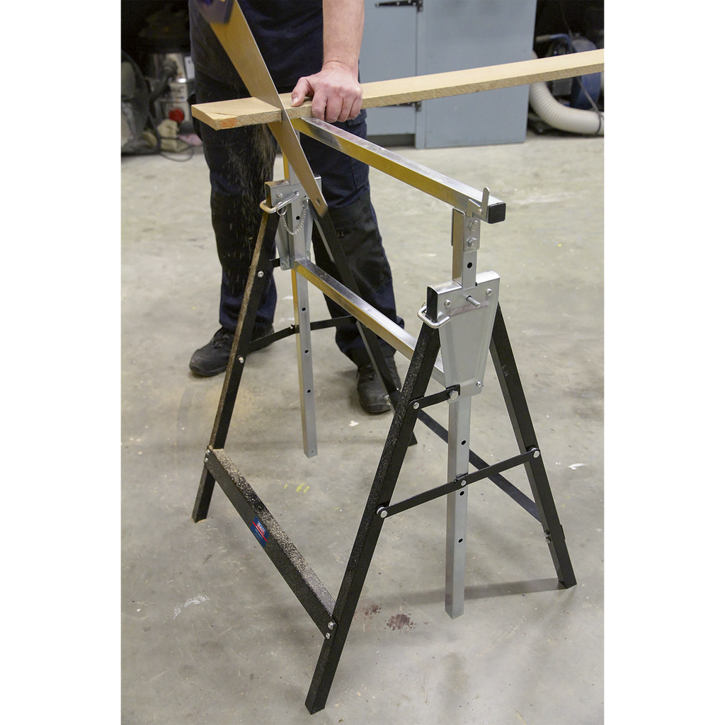 Fold Down Telescopic Trestle 200kg Capacity FDT3