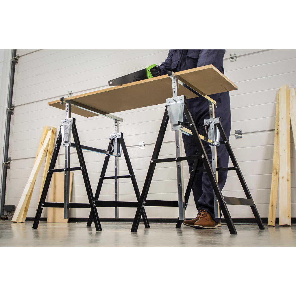 Fold Down Telescopic Trestle 200kg Capacity FDT3