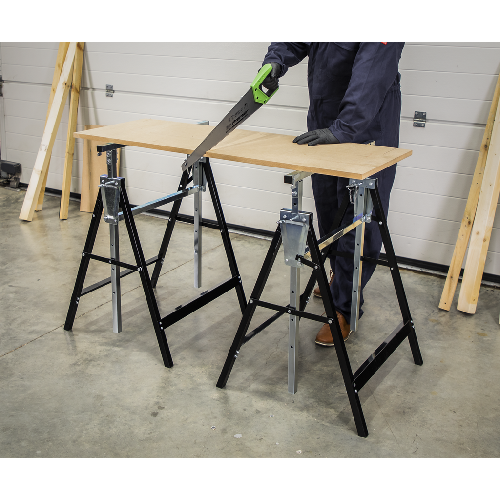 Fold Down Telescopic Trestle 200kg Capacity FDT3