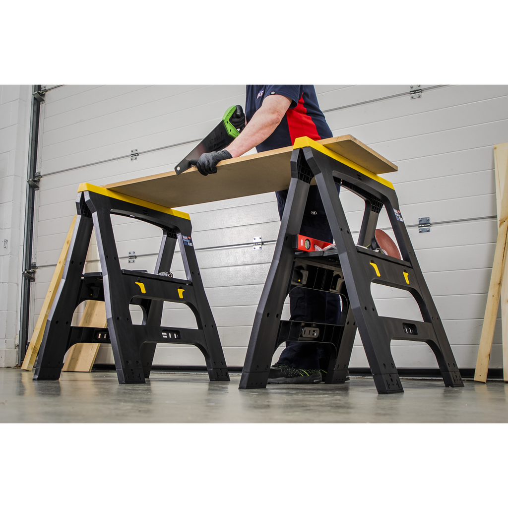Heavy-Duty Folding Composite Trestles FDT42