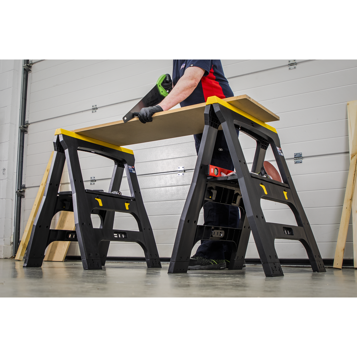 Heavy-Duty Folding Composite Trestles FDT42