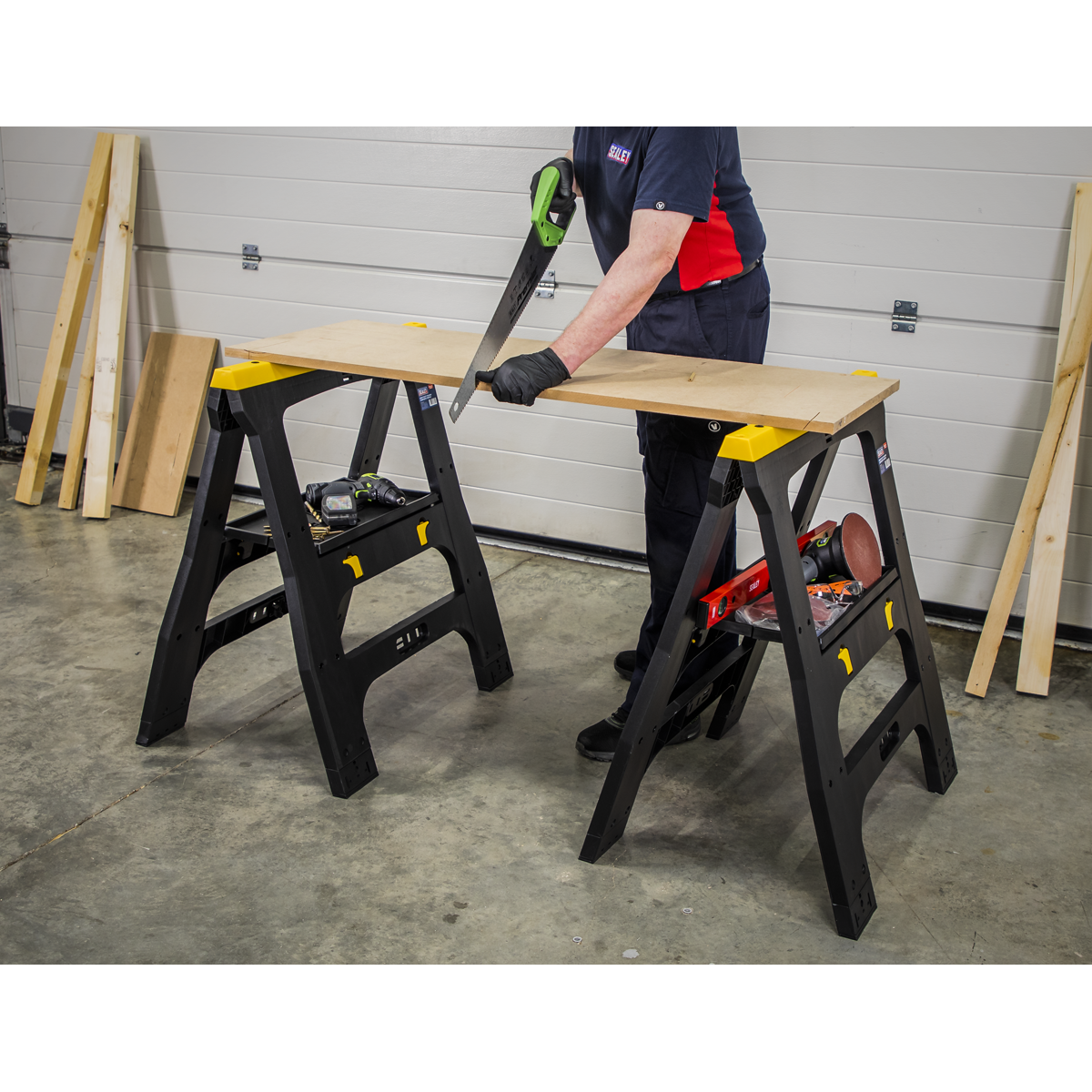 Heavy-Duty Folding Composite Trestle FDT4