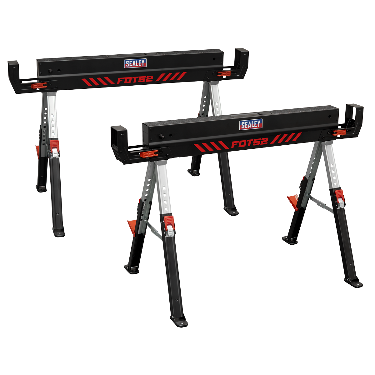 Adjustable Sawhorse Set 2pc FDT52